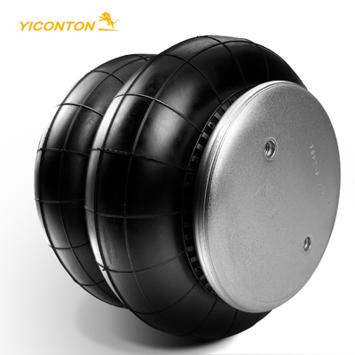 Römork Ridewell 1003586910C Hendrickson S8768 W01-358-6910 için Kauçuk Çift Kıvrımlı Hava Yayı