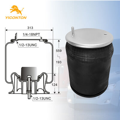 1V 9373 Kamyon Hava Yayı, Contitech 910-17.5P440/Goodyear 1R12-403566243097 için uygundur