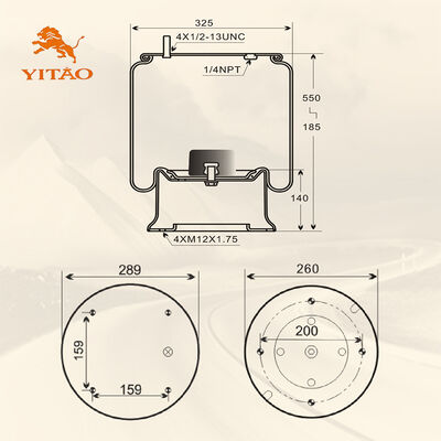 1V 9781 Kamyon Hava Bahçesi, Firestone için Uygun W01-358-9781/Contitech 910S-16A382